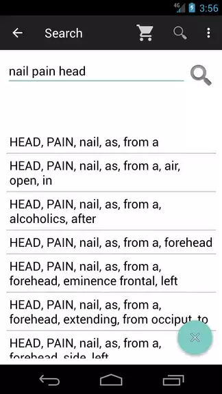 Homoeopathic Repertorium 螢幕截圖 3