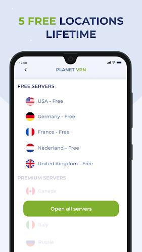 Free VPN Proxy by Planet VPN Ekran Görüntüsü 0