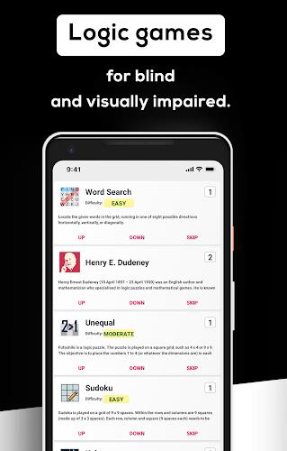 Games for visually impaired Screenshot 0