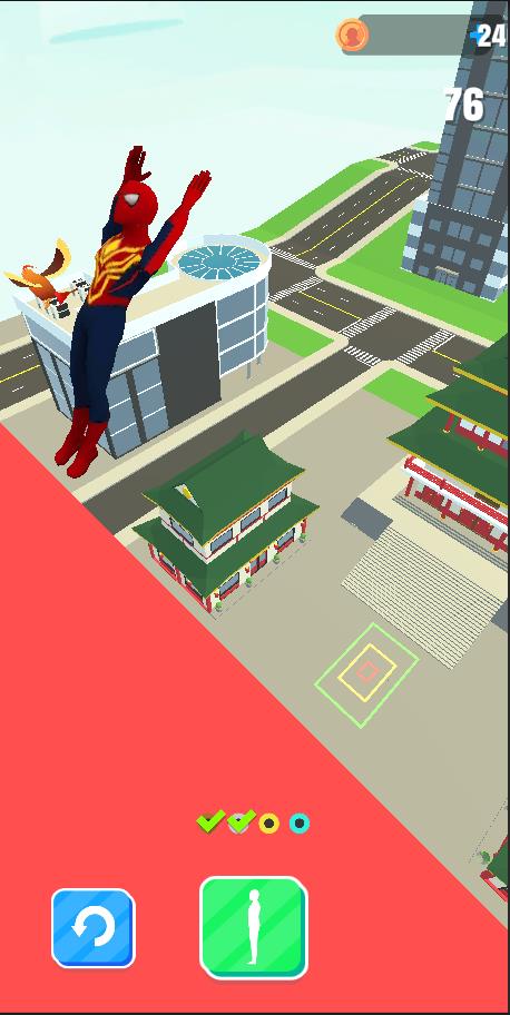 Superhero Flip Jump: Sky Fly Captura de pantalla 3