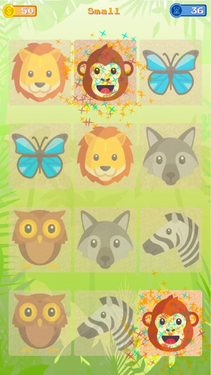 Memory Game Animals 螢幕截圖 2