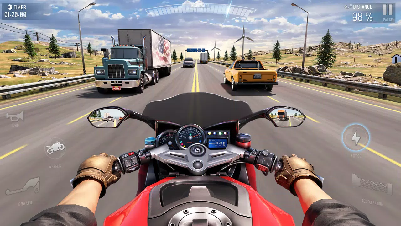 Rider 3D Bike Racing Games স্ক্রিনশট 0