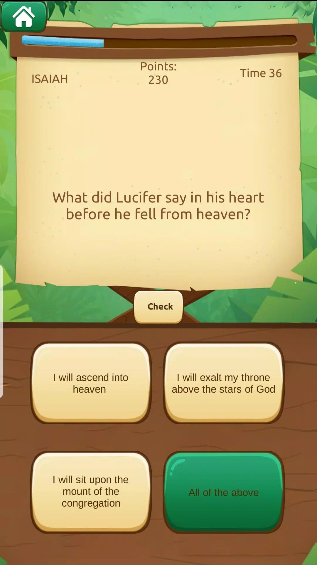 Bible Quiz Time! Word of God Screenshot 2