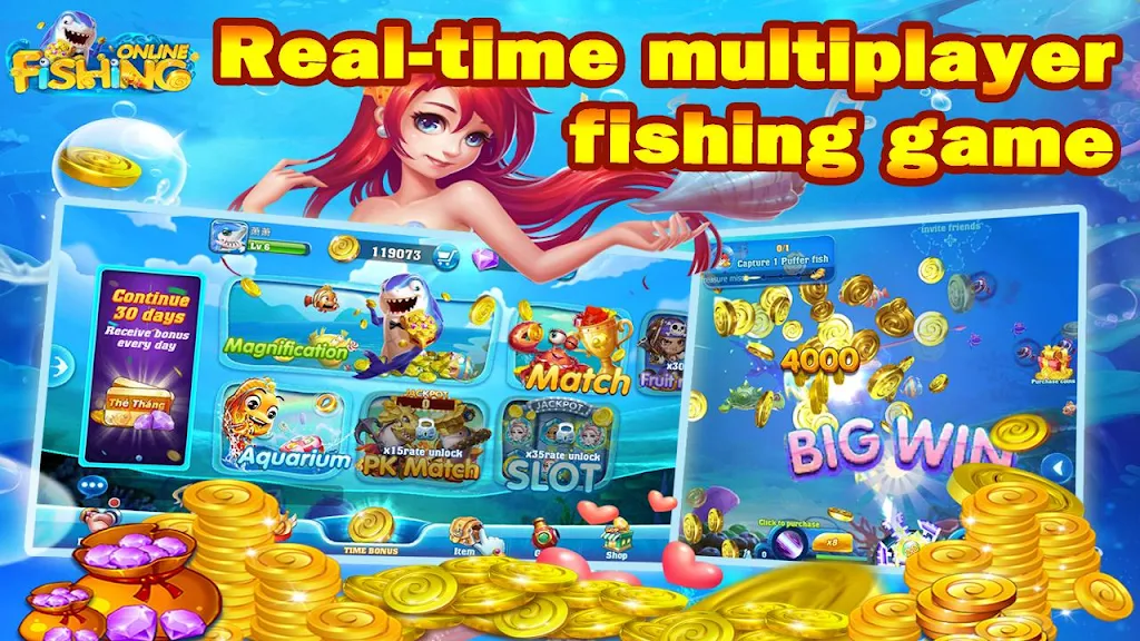 Fishing Online: Classic fish machine, free game Ảnh chụp màn hình 1